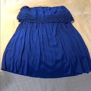 Blue tube dress by Xhilaration (Target) XL